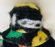 Load image into Gallery viewer, Bloomin’ Black Mohair Bucket