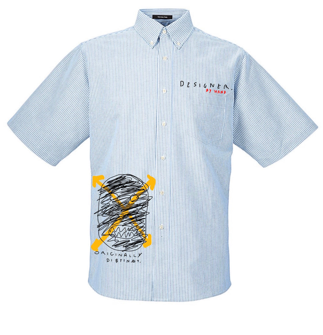 Pin-Stripe O.D Limited Edition Designer Button up